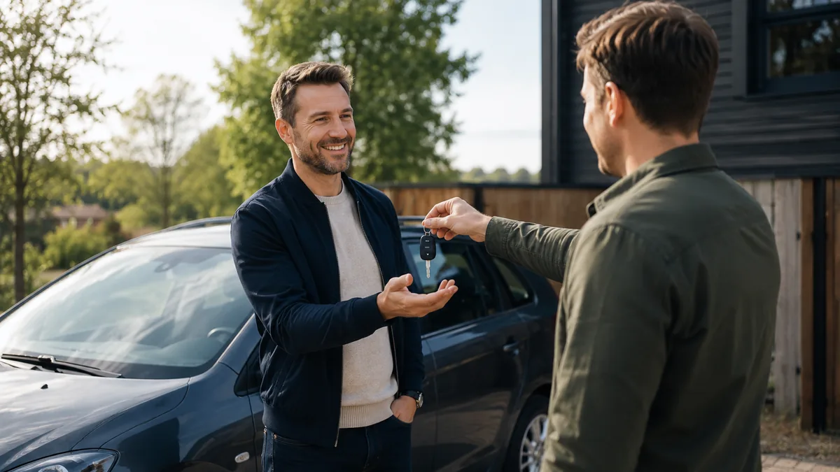 Soodsaim autolaen ilma tagatiseta? 1 Autolaen ilma tagatiseta – inimene ostab kasutatud auto ilma seda pantimata